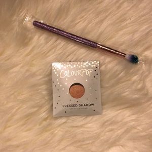 COLOURPOP EYESHADOW AND SLMISSGLAM BRUSH